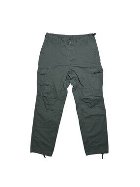 Local European Cargo Pant Green Streetwear Casual Outdoor Medium